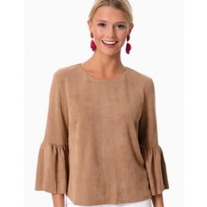 Tuckernuck Do + Be Riley Blouse in Mocha